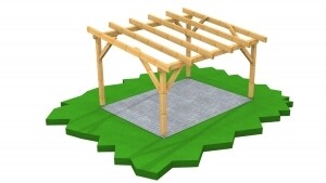 Pergola 3x4 m